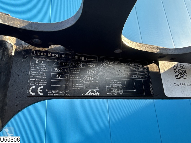 رافعة شوكية Linde R16 48V