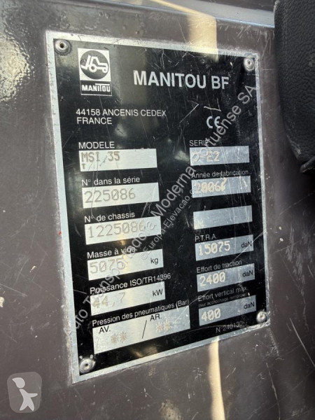 رافعة شوكية Manitou  MSI 35