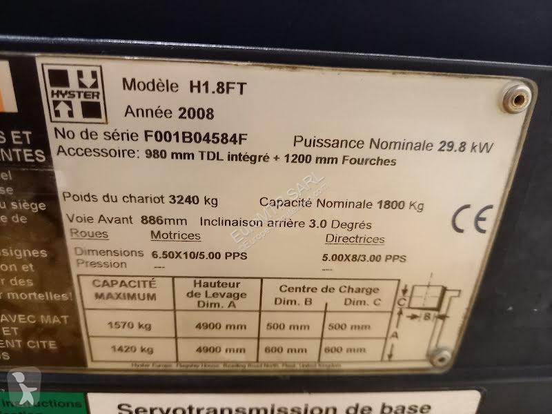 Empilhador elevador Hyster