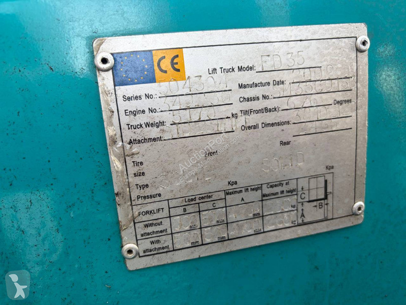 Feeler FD35 Forklift
