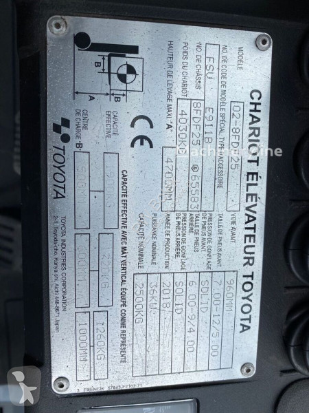 Teleskopický manipulátor Toyota 02-8FDF25
