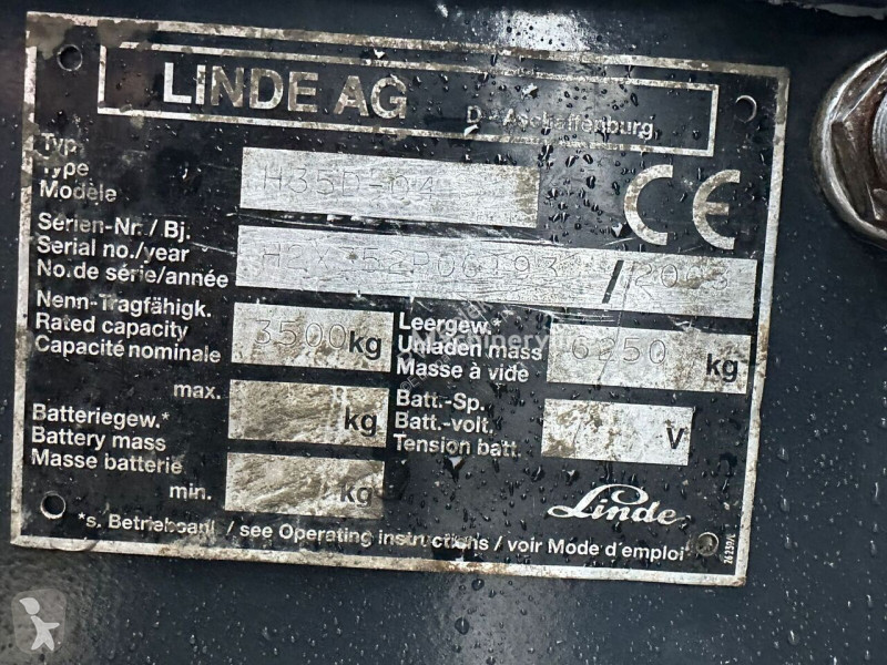 Chariot élévateur Linde H35D