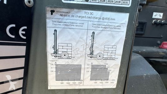 رافعة شوكية محمولة Transmanut tci 3-c à 14 500...