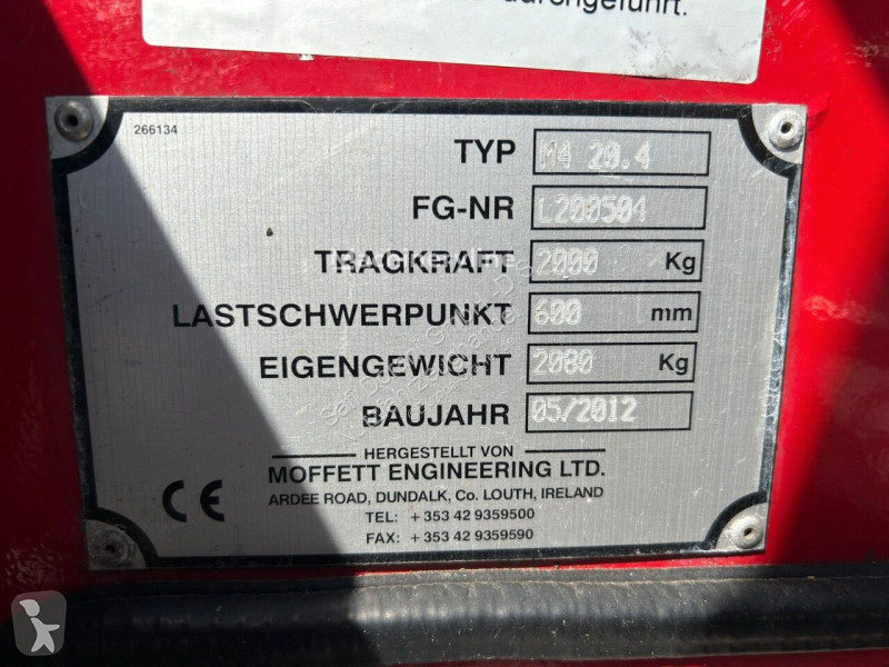Naložený vozík Moffett M4 20.4
