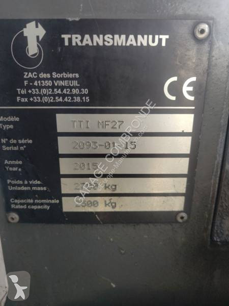 Погрузчик мобильный вилочный Transmanut
