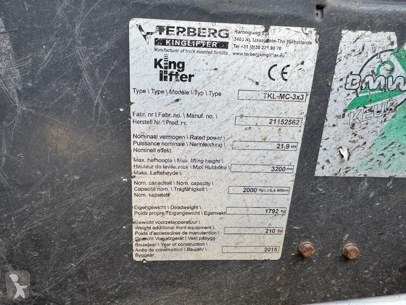 Stivuitor transportabil Terberg TKL-MC-3X3...