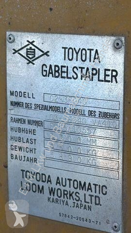 رافعة شوكية لجميع التضاريس Toyota GELÄNDESTAPLER