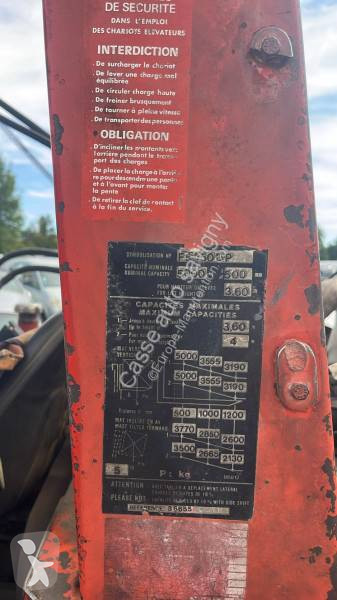 رافعة شوكية لجميع التضاريس Manitou lot de manitou