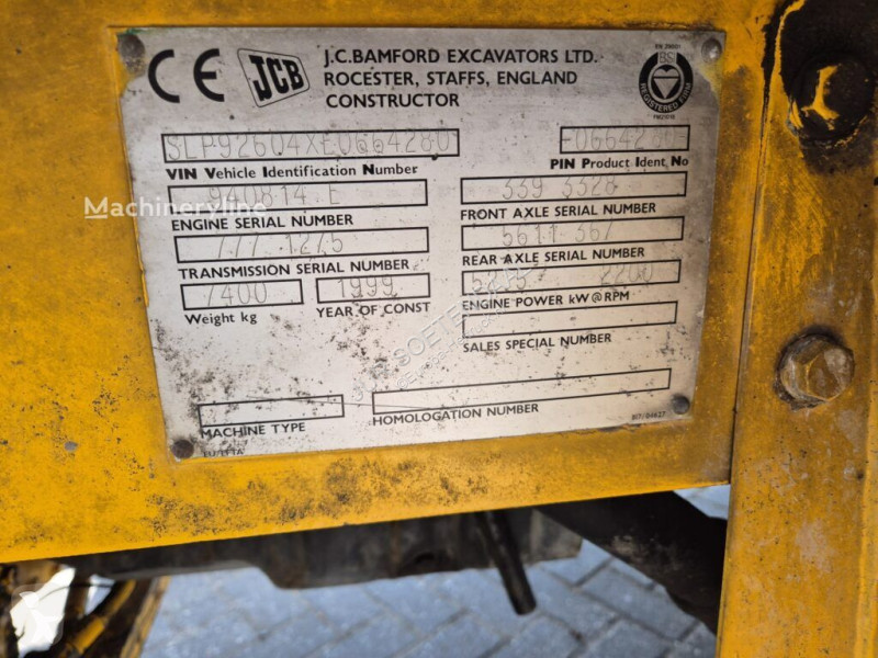 رافعة شوكية لجميع التضاريس JCB 926
