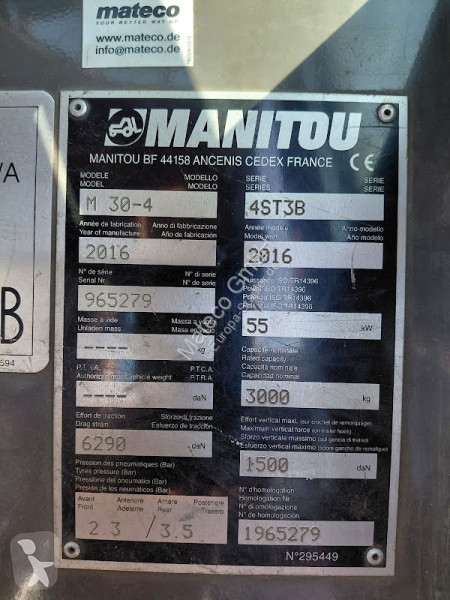 رافعة شوكية لجميع التضاريس Manitou ST3B