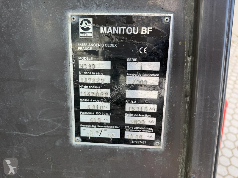 Terepjáró targonca Manitou MC30 MANUAL GEARBOX