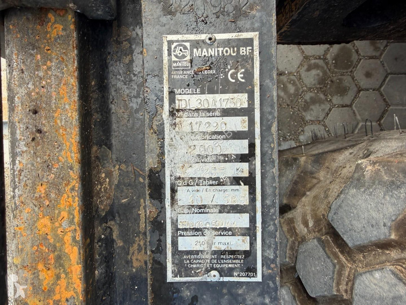 Terepjáró targonca Manitou MC30 MANUAL GEARBOX
