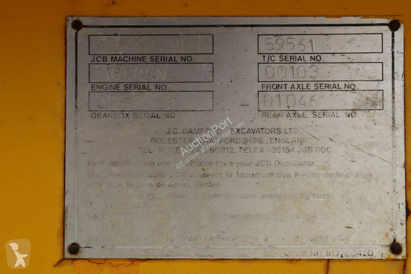 Carretilla todoterreno JCB 926