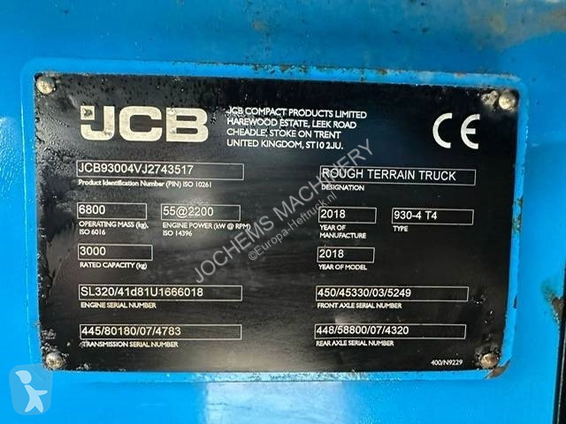 Chariot tout terrain JCB 930-4