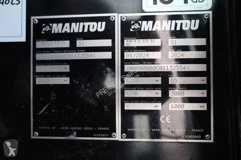 Terrængående gaffeltruck Manitou M30-4 Valid...