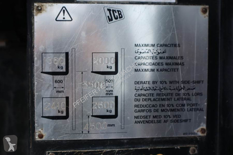 Chariot tout terrain JCB 926 Valid inspection,...