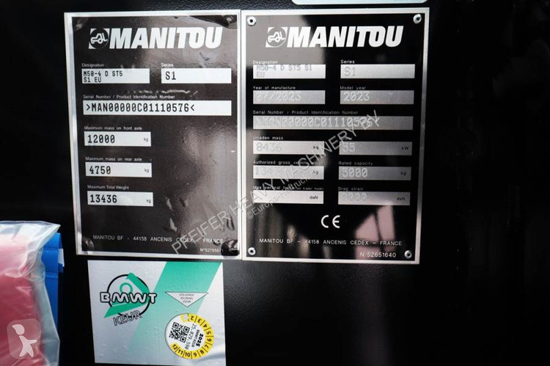 Stivuitor toate terenurile Manitou M50-4 Valid...