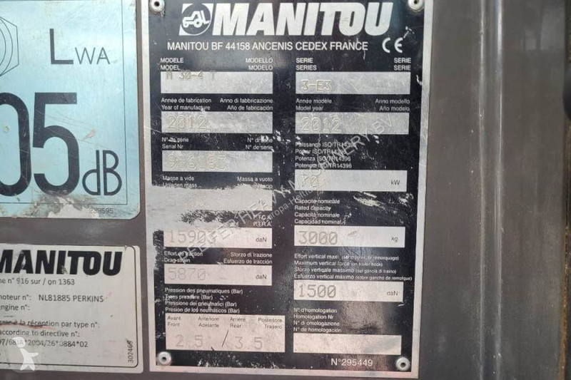 Carretilla todoterreno Manitou M30-4 Valid...