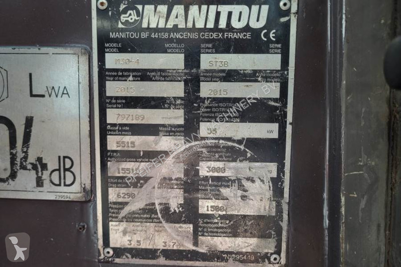 Carrello elevatore fuoristrada Manitou M30-4...