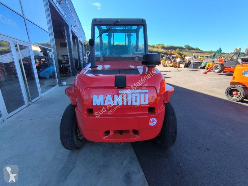 Terrængående gaffeltruck Manitou + Benne...