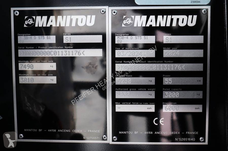 Carretilla todoterreno Manitou M30-4 Valid...