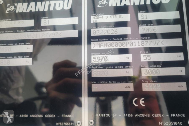 Terénny vysokozdvižný vozík Manitou M30-4 D ST5...