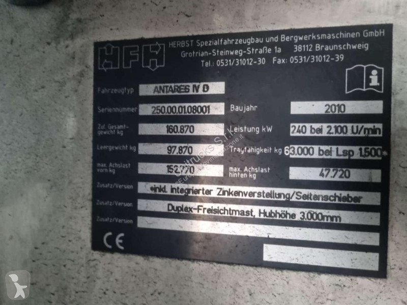 Terénny vysokozdvižný vozík  ANTARES IV D