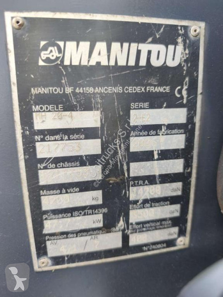 Carrello elevatore fuoristrada Manitou MH20-4