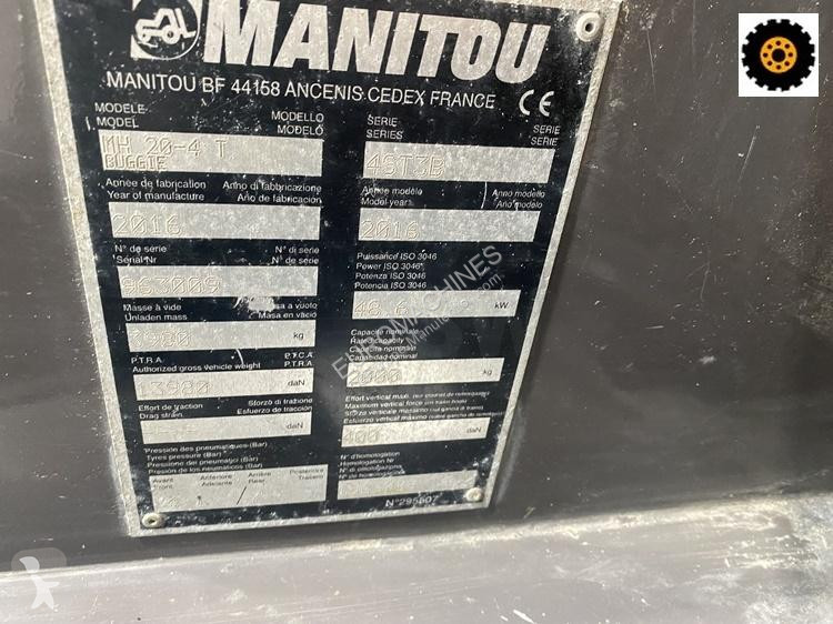 رافعة شوكية لجميع التضاريس Manitou  MH20-4