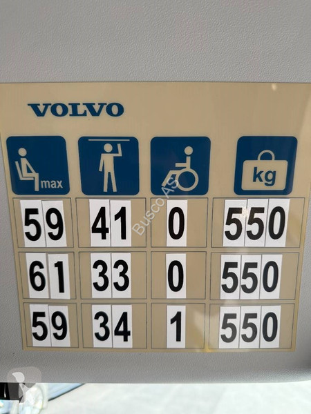 Volvo 62 seats. 3 Units! bus