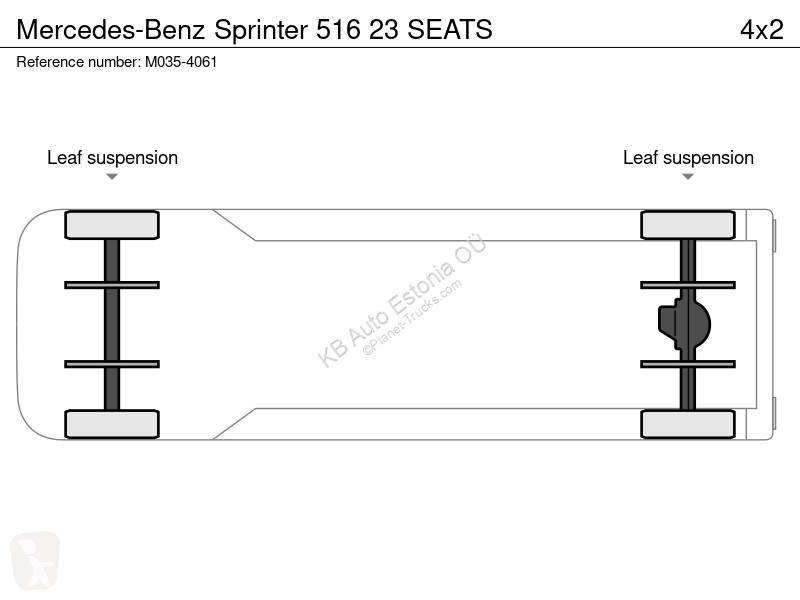 Autobus Mercedes 516 23 SEATS