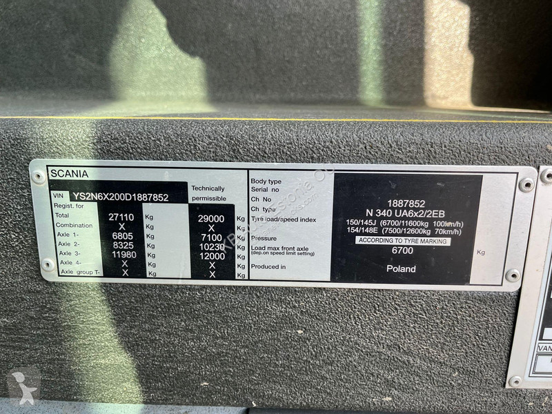Camioneta Scania N 340 Van Hool Exquicity 6x2...