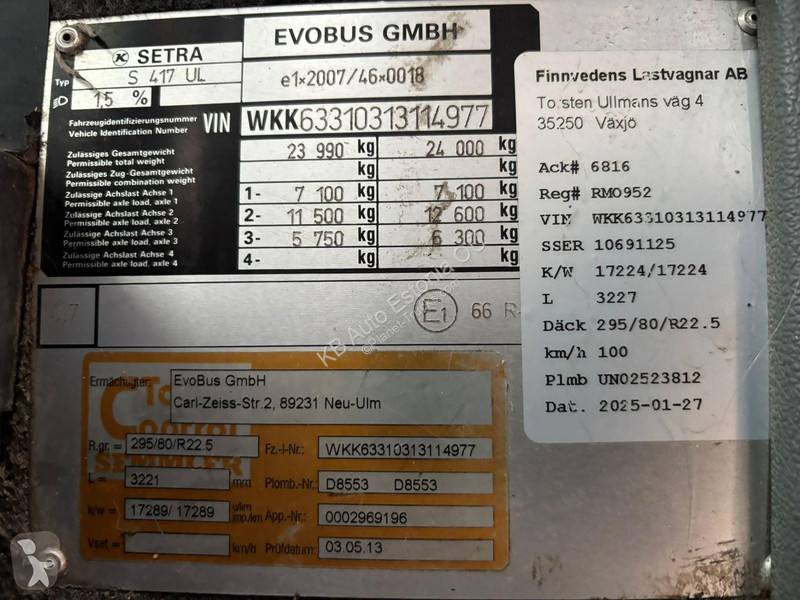 Градски автобус Setra / Intouro L 6x2*4 WC / AC...