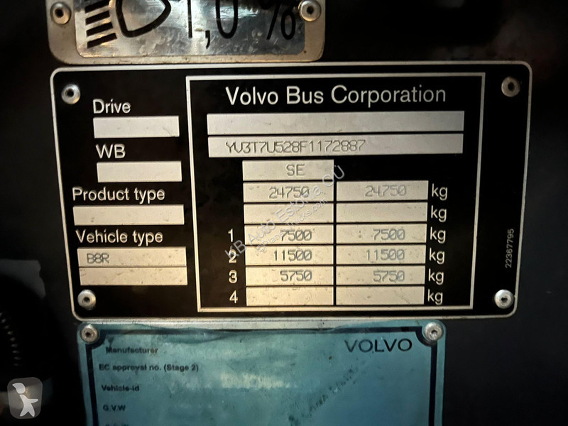 باص Volvo B8RLE 6x2 AC / AUXILIARY HEATER /...