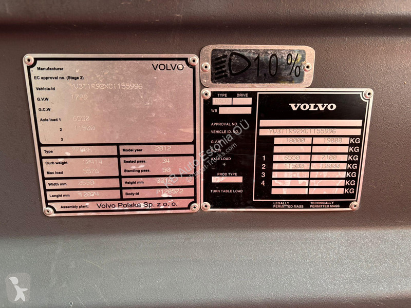 باص Volvo B5LH 7700 4x2 HYBRID 12 PCS AVAILABLE...