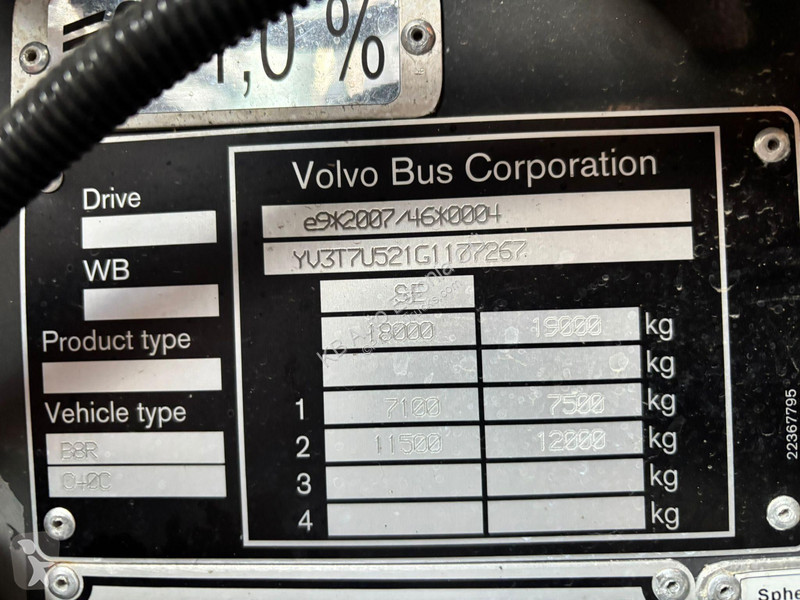 باص Volvo B8RLE 4x2 AC / AUXILIARY HEATING