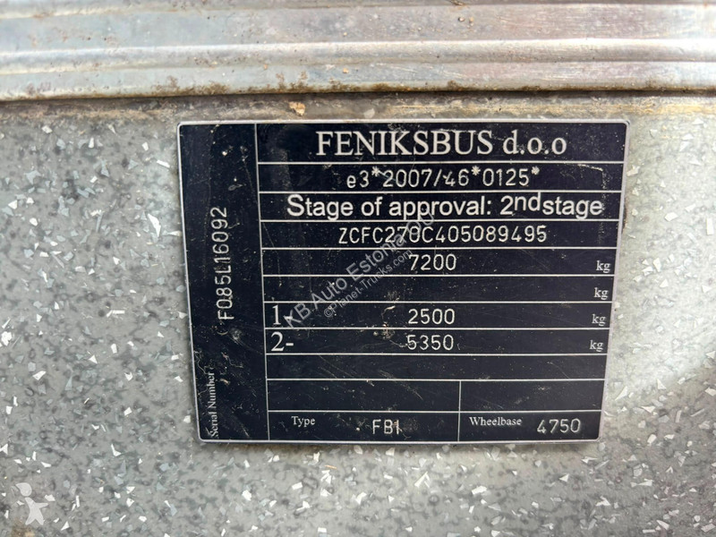 Furgoneta Iveco Feniksbus EU SALES 800.- Euro...