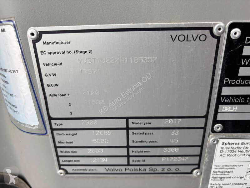 Градски автобус Volvo B5LHC 7900 4x2 33 SEATS /...