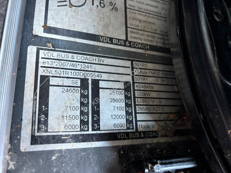باص VDL Futura FMD 2-148/440 6x2*4 57 SEATS /...