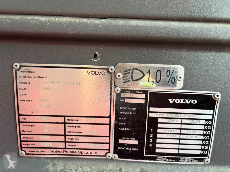 Градски автобус Volvo B5LH 7700 4x2 HYBRID 12...