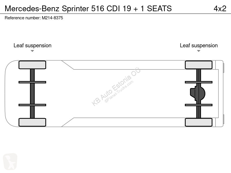Buss Mercedes 516 CDI 19 + 1 SEATS