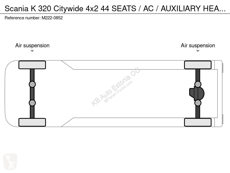 Autobussen Scania K 320 Citywide 4x2 44 SEATS /...