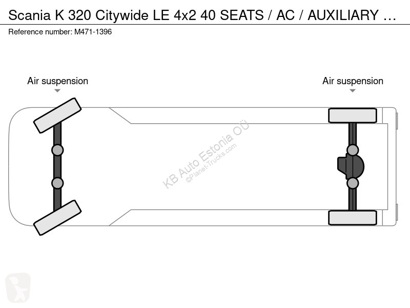 Bus Scania K 320 Citywide E 4x2 40 SEATS / AC /...