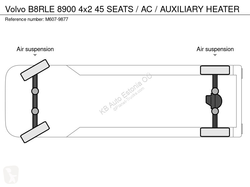 باص Volvo B8RLE 4x2 45 SEATS / AC / AUXILIARY...