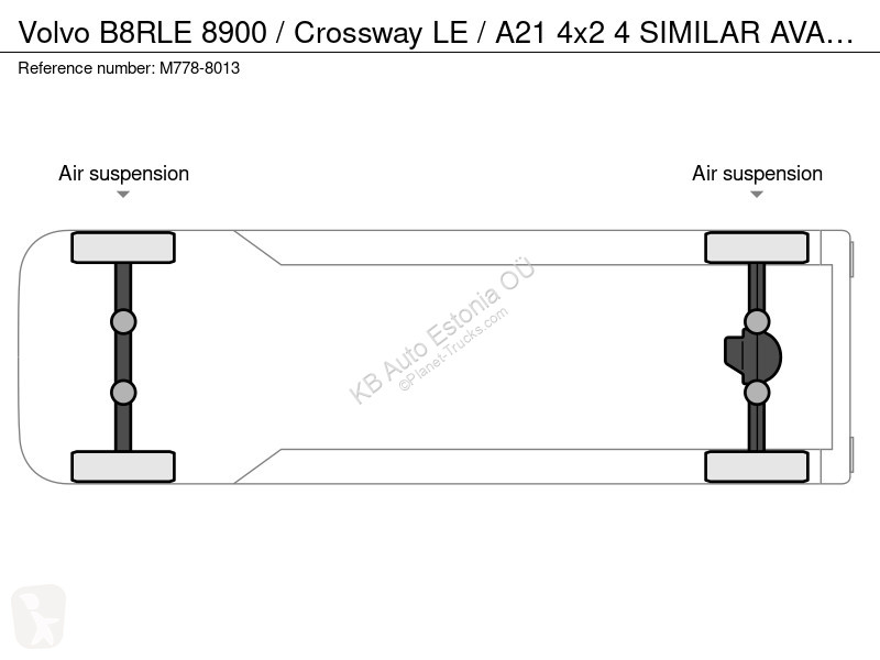 باص Volvo B8RLE / Crossway LE / A21 4x2 4...