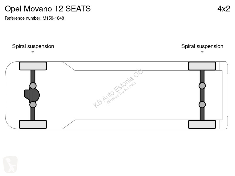 باص Opel 12 SEATS