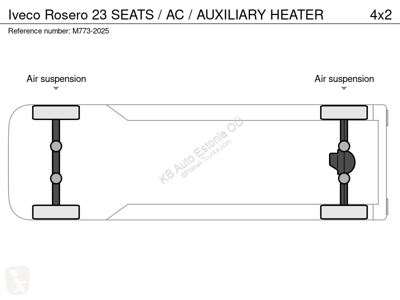 Furgoneta Iveco Rosero 23 SEATS / AC /...