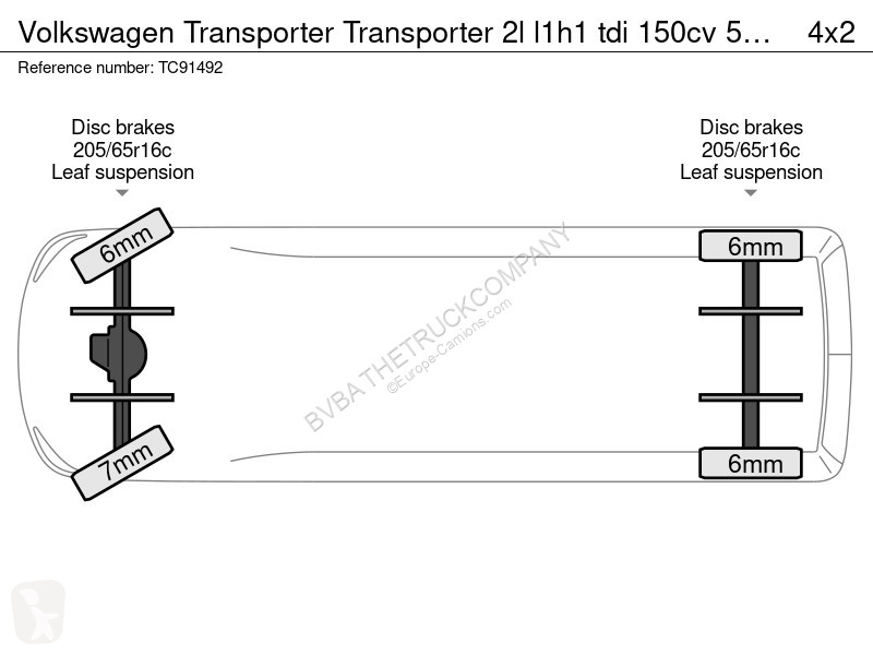 Véhicule utilitaire Volkswagen L1H1 5-PLACES