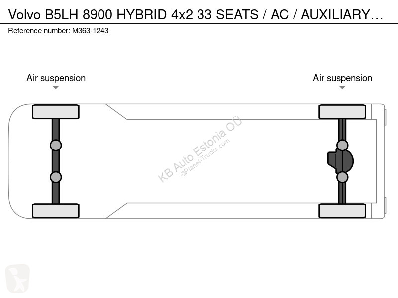 Градски автобус Volvo B5LH HYBRID 4x2 33 SEATS...