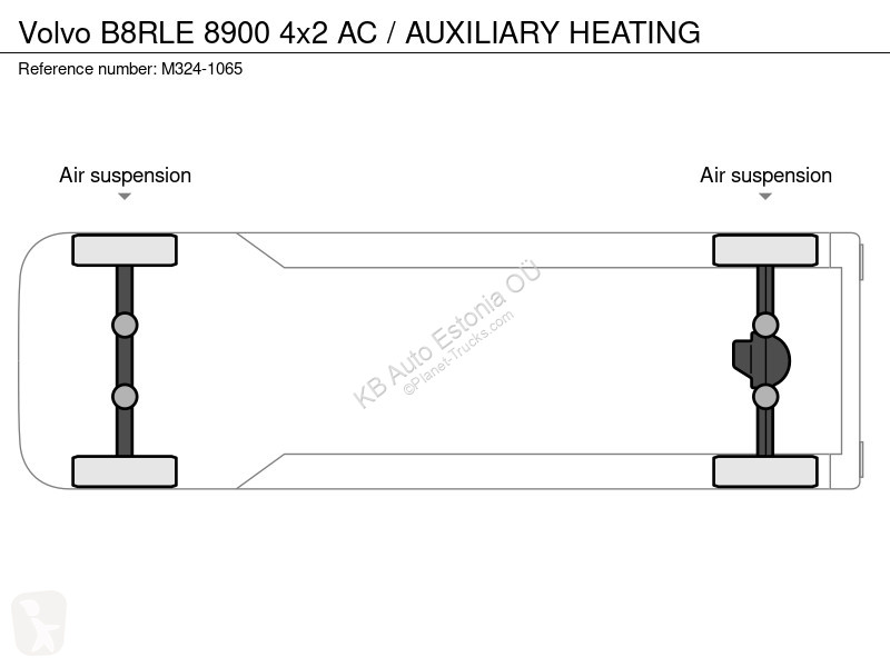 باص Volvo B8RLE 4x2 AC / AUXILIARY HEATING